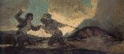 Francisco Goya Cudgel Fight oil painting